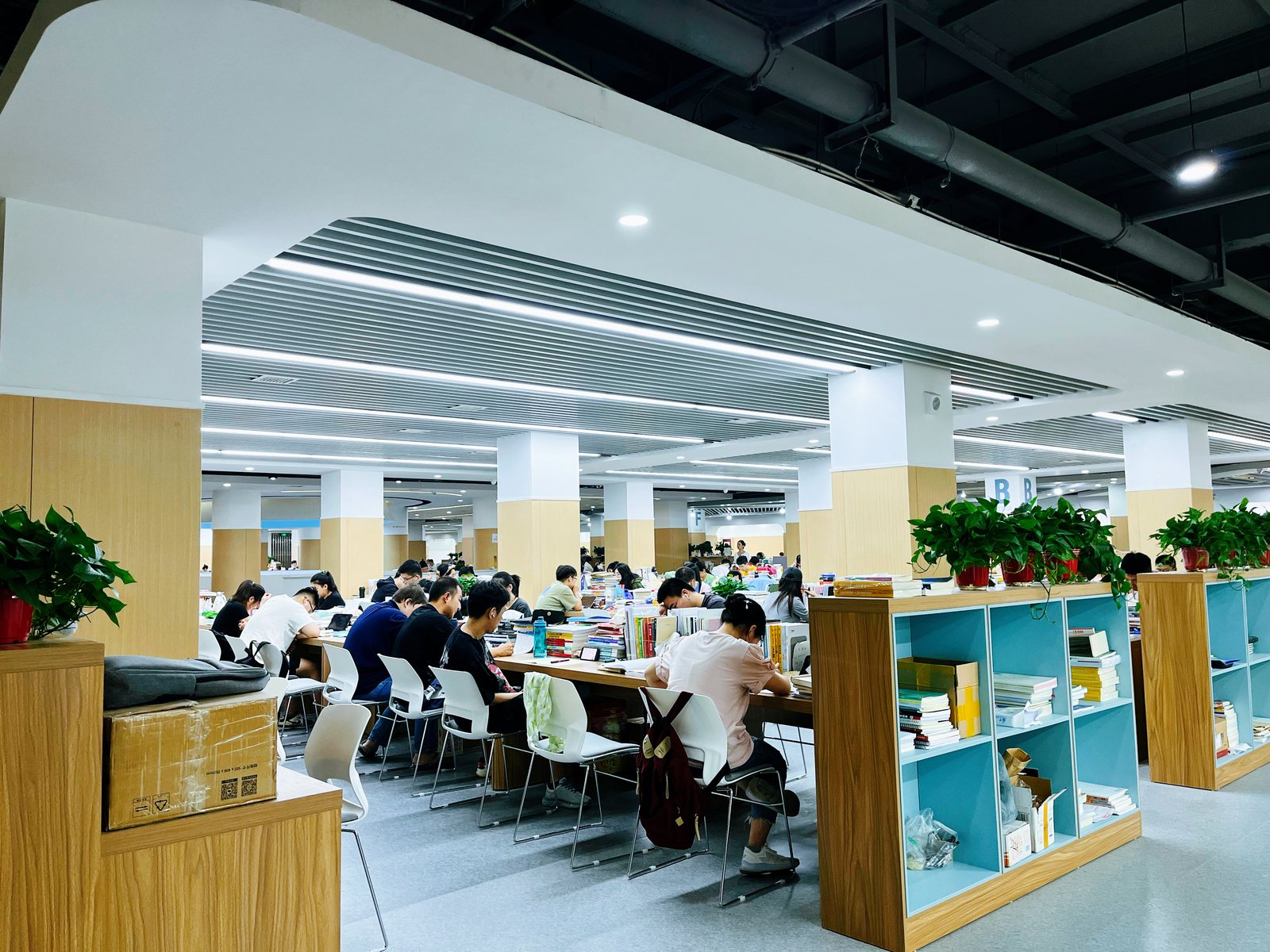 芠艺荟集训校区自习室学习氛围